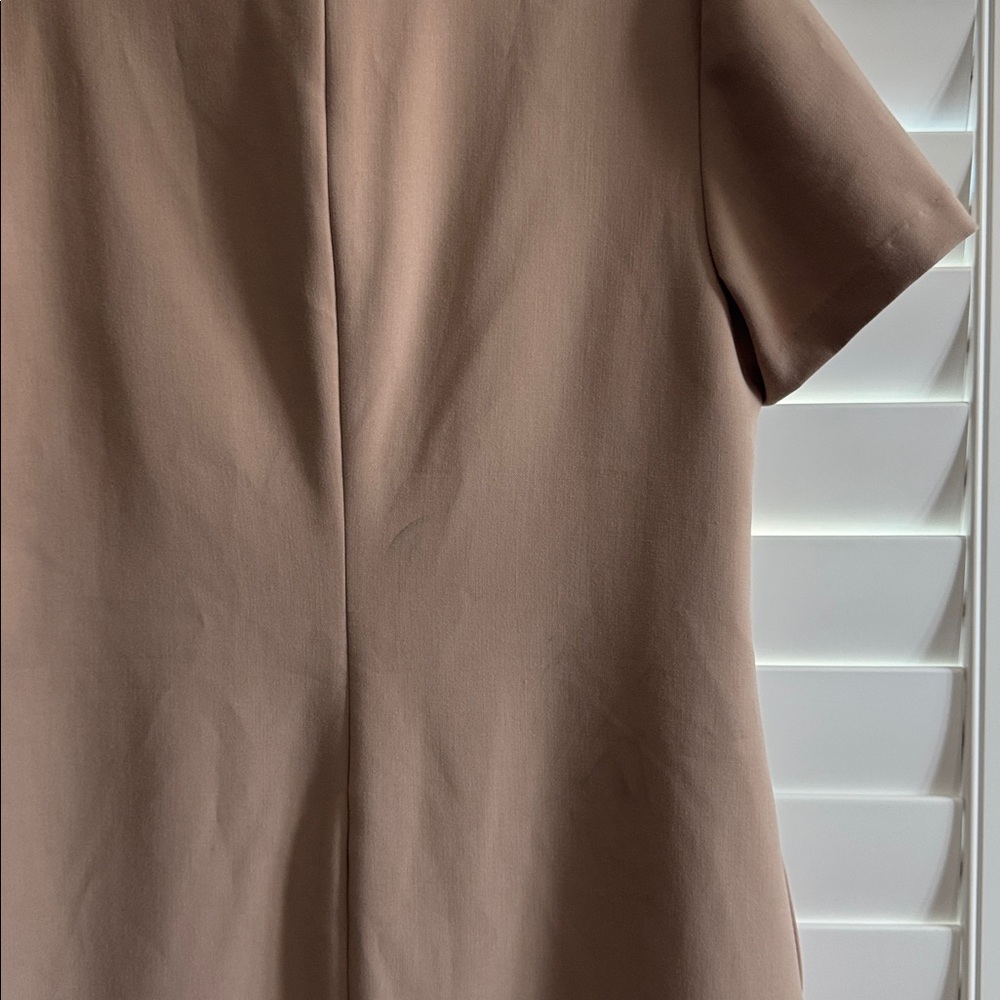 NWT Trina Turk Dress Camel Choker Short Sleeve Mini Dress - Picture 5 of 10